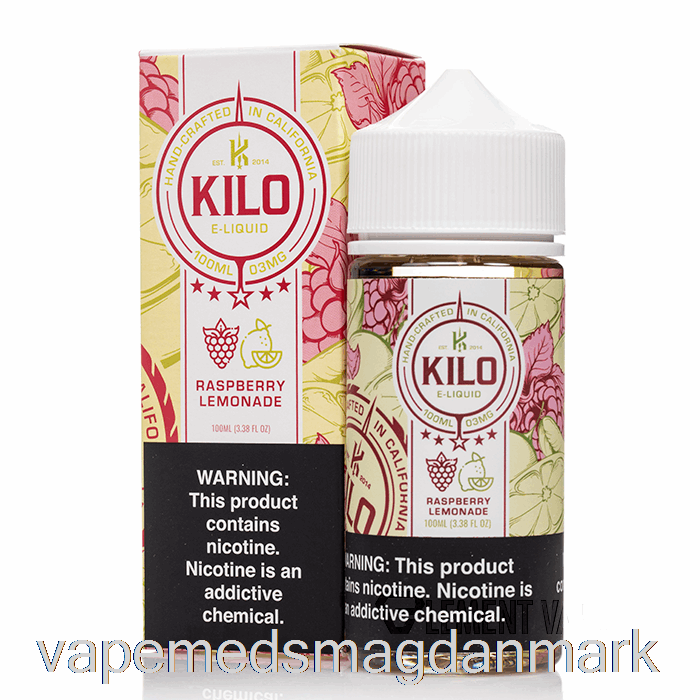 Vape Med Smag Hindbær Limonade - Kilo Revival - 100ml 0mg
